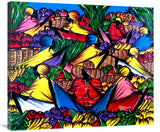 Market Place-Canvas Art-36X31.32