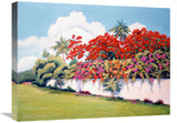 The Bahama Gardens-Canvas Art-24X18