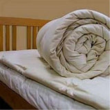 Green Cotton X-L Twin Topper In 100% Cotton Twill Fabric Case