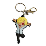 One Piece Sanjin Love PVc Keychain
