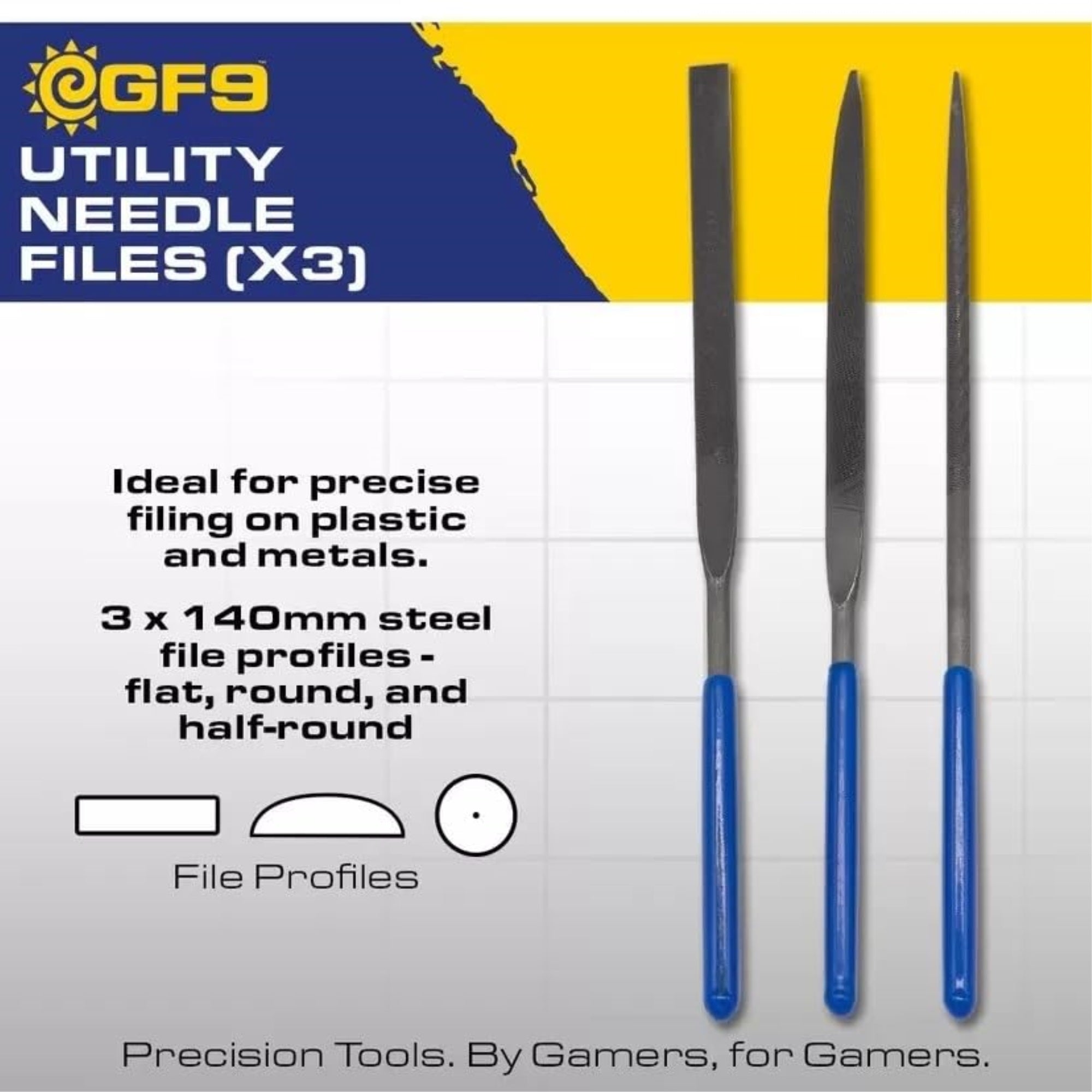 Gale Force 9 Hobby Tools: Utility Needle Files