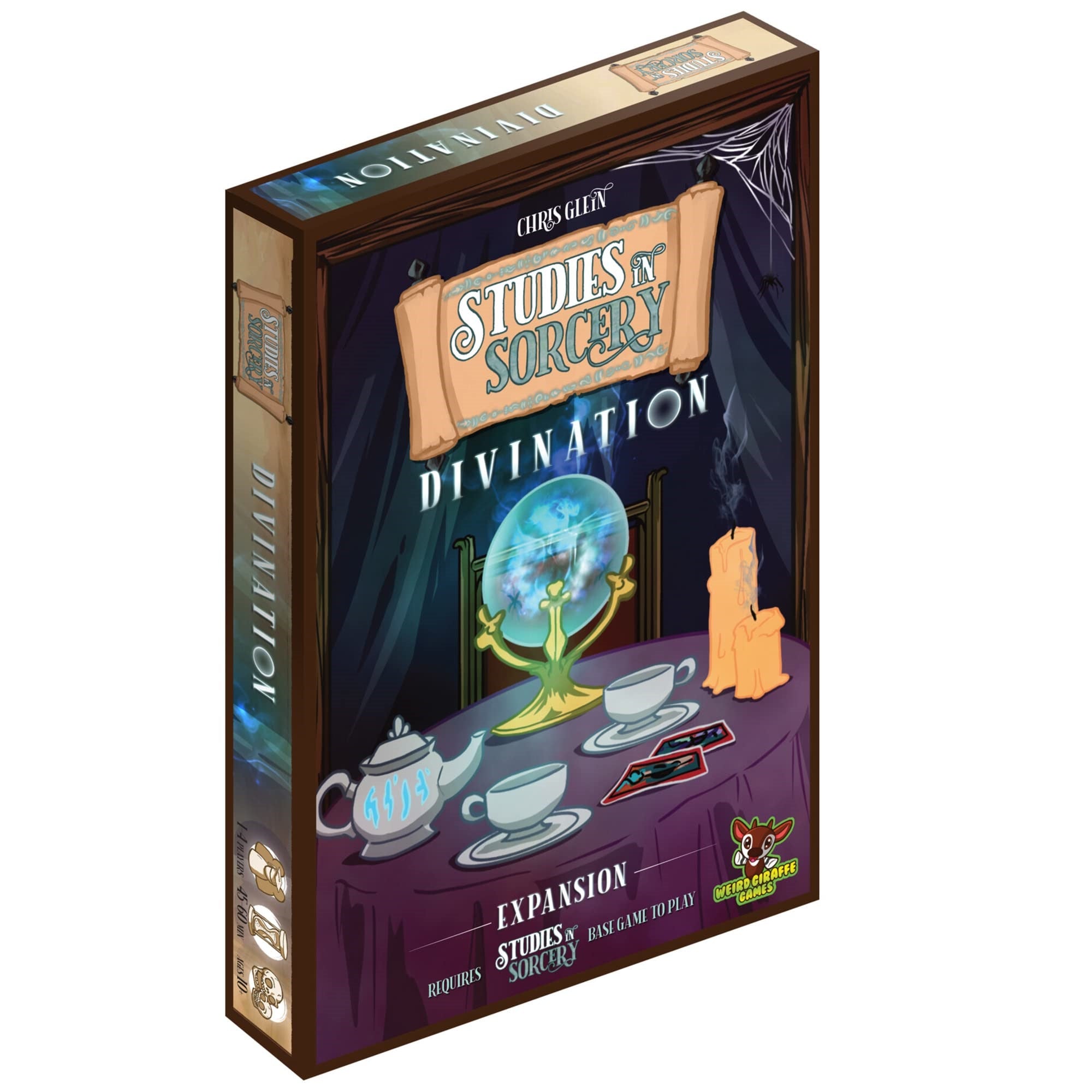 Weird Giraffe Games Studies In Sorcery: Divination - Expansion, Ages 10+, 1-4 Players, 45-60 Min