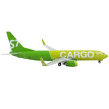 Boeing 737-800Bcf Commercial Aircraft S7 Airlines Cargo Green 1/400 Diecast Model Airplane By Geminijets