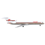 Boeing 727-200 Commercial Aircraft Trump Shuttle White With Red Stripes 1/400 Diecast Model Airplane By Geminijets
