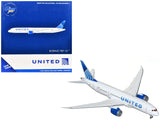 Boeing 7878 Commercial Aircraft United Airlines (N26902) White with Blue Tail 1/400 Diecast Model Airplane by GeminiJets