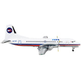 NAMC YS11A Commercial Aircraft ProvincetownBoston Airlines (PBA) White with Red and Blue Stripes 1/400 Diecast Model Airplan