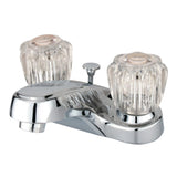 Kingston Brass GKB161B 4 in. Centerset Bathroom Faucet, Polished Chrome
