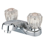 Kingston Brass GKB161LP 4 in. Centerset Bathroom Faucet, Polished Chrome