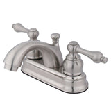 Kingston Brass Gkb2608Al 4 In. Centerset Bathroom Faucet, Brushed Nickel