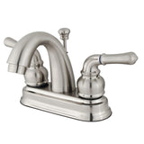 Kingston Brass Gkb5618Nml 4 In. Centerset Bathroom Faucet, Brushed Nickel