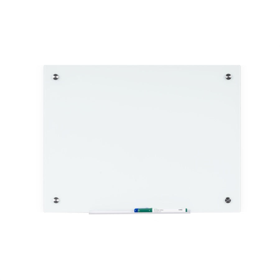 River Glass Dry-Erase Board, 24 X 36, Non-Magnetic