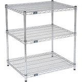 Nexel® 3 Shelf Chrome Esd Wire Shelving Unit Starter 30W X 18D X 34H