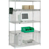 Nexel® Chrome Mini Security Module 48W X 24D X 21H