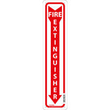 Global Industrial™ Fire Extinguisher Sign 18X4 Aluminum