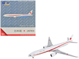 Boeing 777300ER Commercial Aircraft Japan Air SelfDefense Force White with Red Stripes Gemini Macs Series 1/400 Diecast Mo