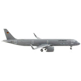 Airbus A321neo Transport Aircraft German Luftwaffe Gray Gemini Macs Series 1/400 Diecast Model Airplane by GeminiJets