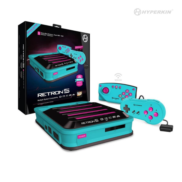 Hyper Console Hyperkin M01688-Hb Hyper Beach Gaming Console, Retron 5– Slickpurchase