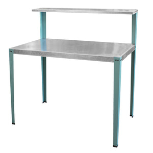 Amerihome Multi-Use Steel Table/Work Bench With Teal Legs