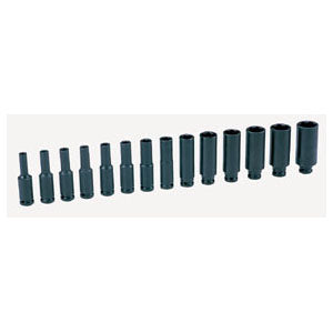14 Pc. 1/4'' Surface Drive Deep Metric Set