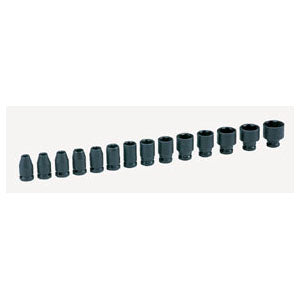 14 Pc. 1/4'' Surface Drive Standard Metric Set