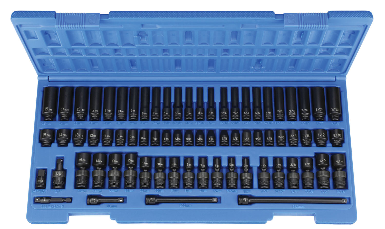 1/4'' Surface Drive 72 Piece