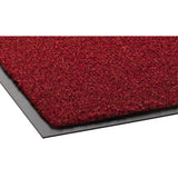 Rely-On Olefin 3'x4' Castellan Red Wiper Mat