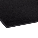 Rely-On Olefin 4'x8' Black Wiper Mat