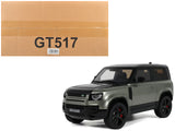 2021 Land Rover Defender 90 P400 XDynamic HSE Pangea Green Metallic 1/18 Model Car by GT Spirit