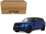 2024 Range Rover P615 SV Blue Metallic with Black Top 1/18 Model Car by GT Spirit
