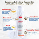 Advanced Brightening Gel Foam Cleanser | Rice Extract