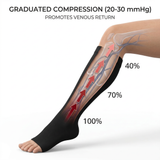 Nylon Open-Toe Compression Socks