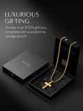 Cross Pendant Necklace (Gold)