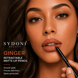 SYDONI RETRACTABLE MATTE LIP PENCIL with SHEA BUTTER 9 Rich, Smudge‑Resistant Shades