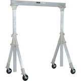 Global Industrial Adjustable Height Aluminum Gantry Crane, 12W X 76-12H, 2000 Lb. Capacity