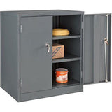Global Industrial 269873Gy 36 X 24 X 42 In. Counter Height Cabinet With Assembled, Gray