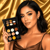 GODDESS Eyeshadow Palette – Golden & Deep Brown Matte + Shimmer
