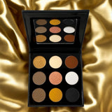 GODDESS Eyeshadow Palette – Golden & Deep Brown Matte + Shimmer