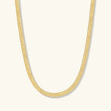 Gold Filled 5mm Herringbone Necklace