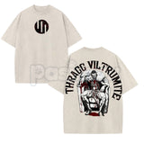 Grand Regent Thragg Graphic T-Shirt – Invincible Comic Vintage Washed Tee, Heavyweight Oversized Viltrumite Empire Streetwear