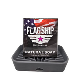 Tactical Soap Saver Soap Dish 1-Piece Gray