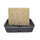 Tactical Soap Saver Soap Dish 1-Piece Gray