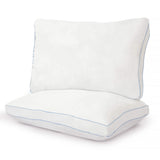 2-Pack: Royale Linens Gusseted Pillows Soft Hotel Quality