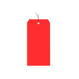 Global Industrial Shipping Tag Pre Wired#7 5-3/4L X 2-7/8W Red 1000/Pack