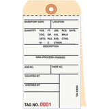 Global Industrial 3 Part Carbonless Inv. Tag 8000-8499 #8 6-1/4L X 3-1/8W 500/Pk
