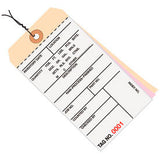 Global Industrial 3 Part Carbonless Inv. Tag 5500-5999 Pre Wired#8 6-1/4L X 3-1/8W 500/Pk