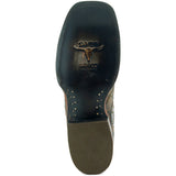 Soto Boots Men's Pirarucu Print Cowboy Boots H4015