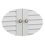 Trevita Freestanding Over The Toilet Bathroom Space Saver Organizer With Storage Cabinet, Adjustable Shelf & Open Shelf, White &