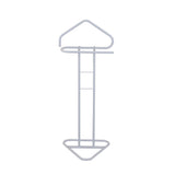 Fairview Suit & Tie Valet Stand Clothing Organizer Rack, White Metal