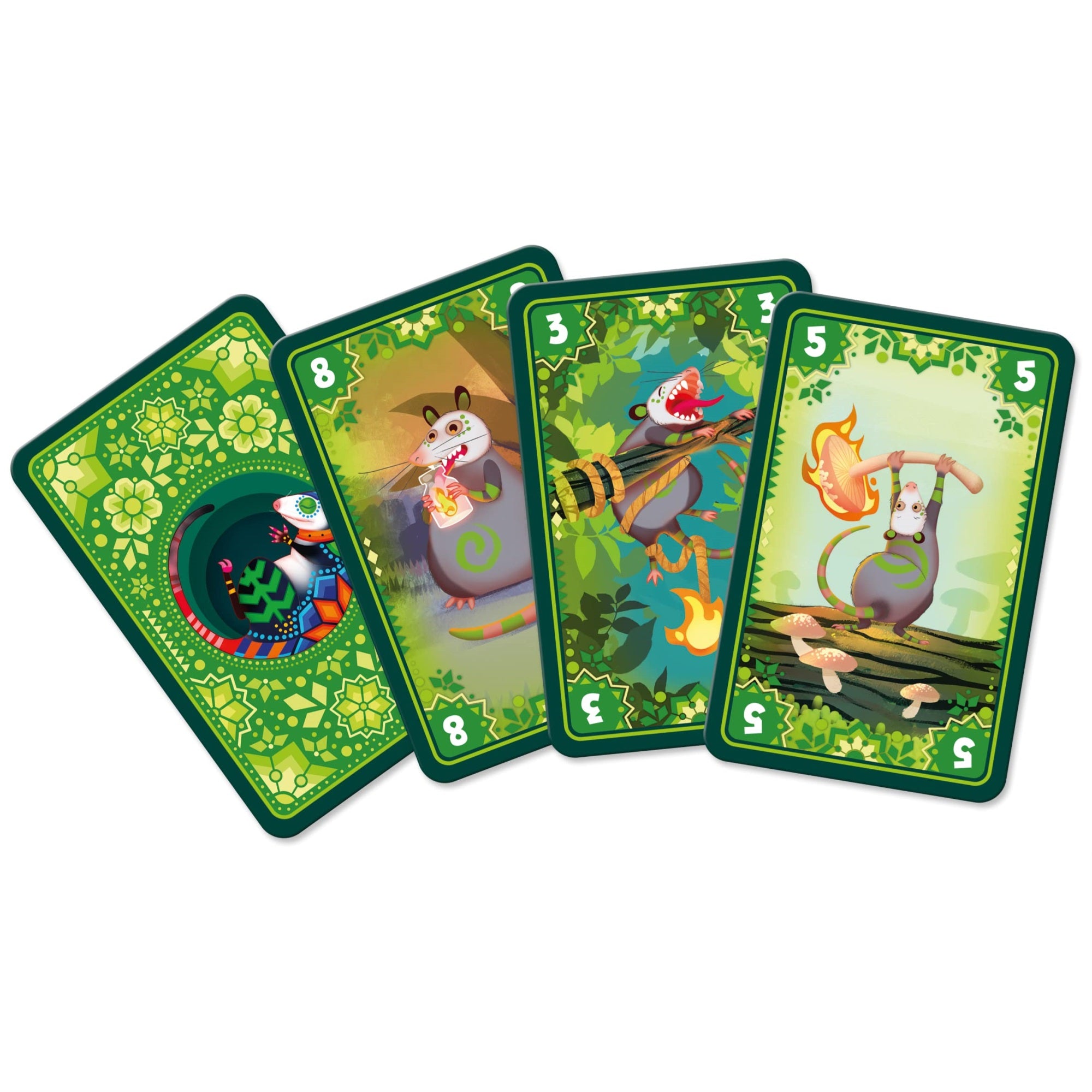 Heidelbr Games Tail On Fire | A Very Interactive Card Game For 2-6 Players In Which Chosing The Best 3 Cards For One Round Becom