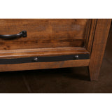 Sunset Trading Rustic City 6 Drawer Chest| Industrial Metal Accents